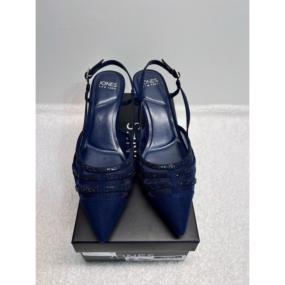 Jones New York Lindala Slingback Kitten Heel Evening Pumps Women's US 7.5 - Picture 8 of 9